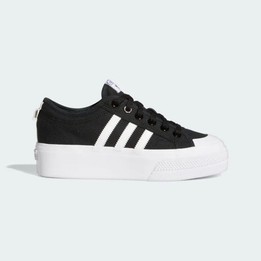 Adidas Nizza Platform Women Original Shoes Black/White