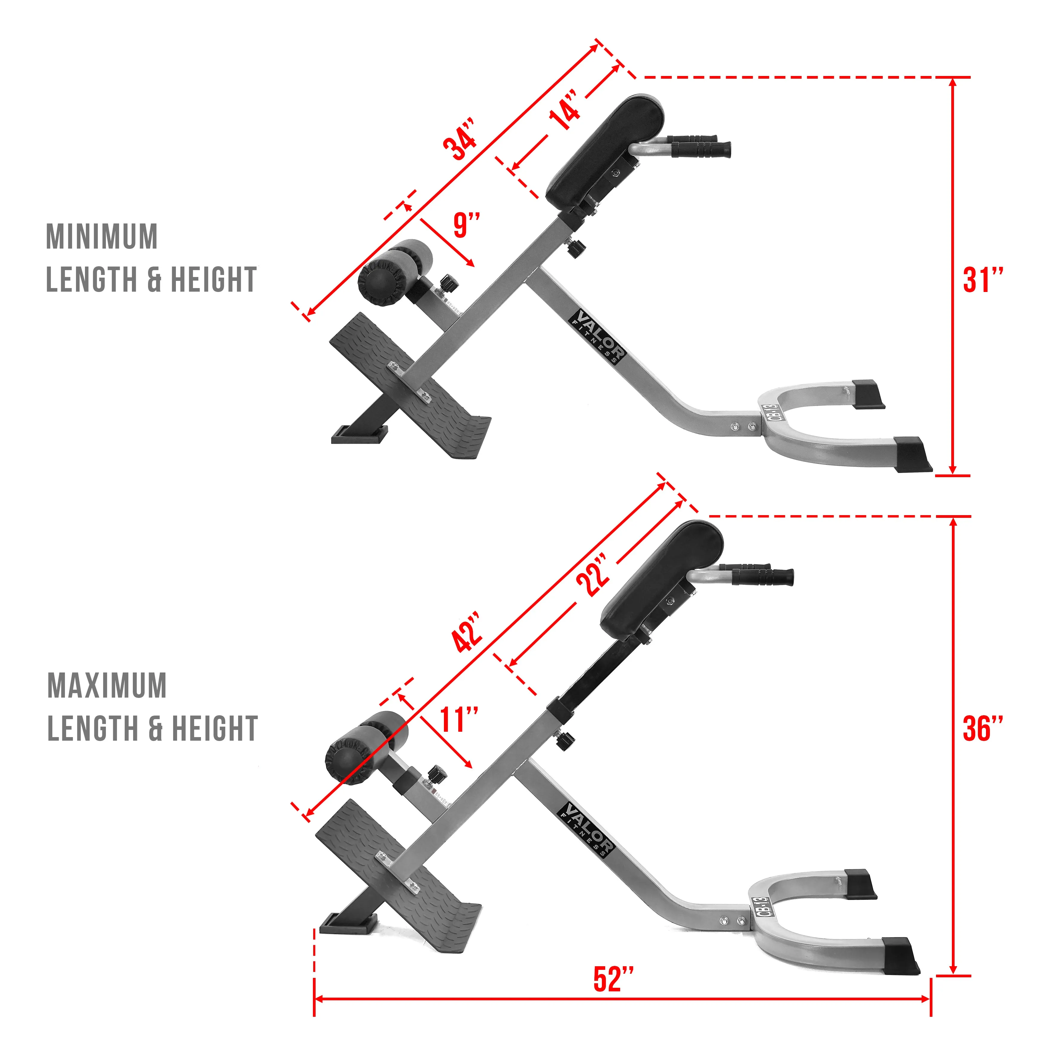 Adjustable Back Extension Machine