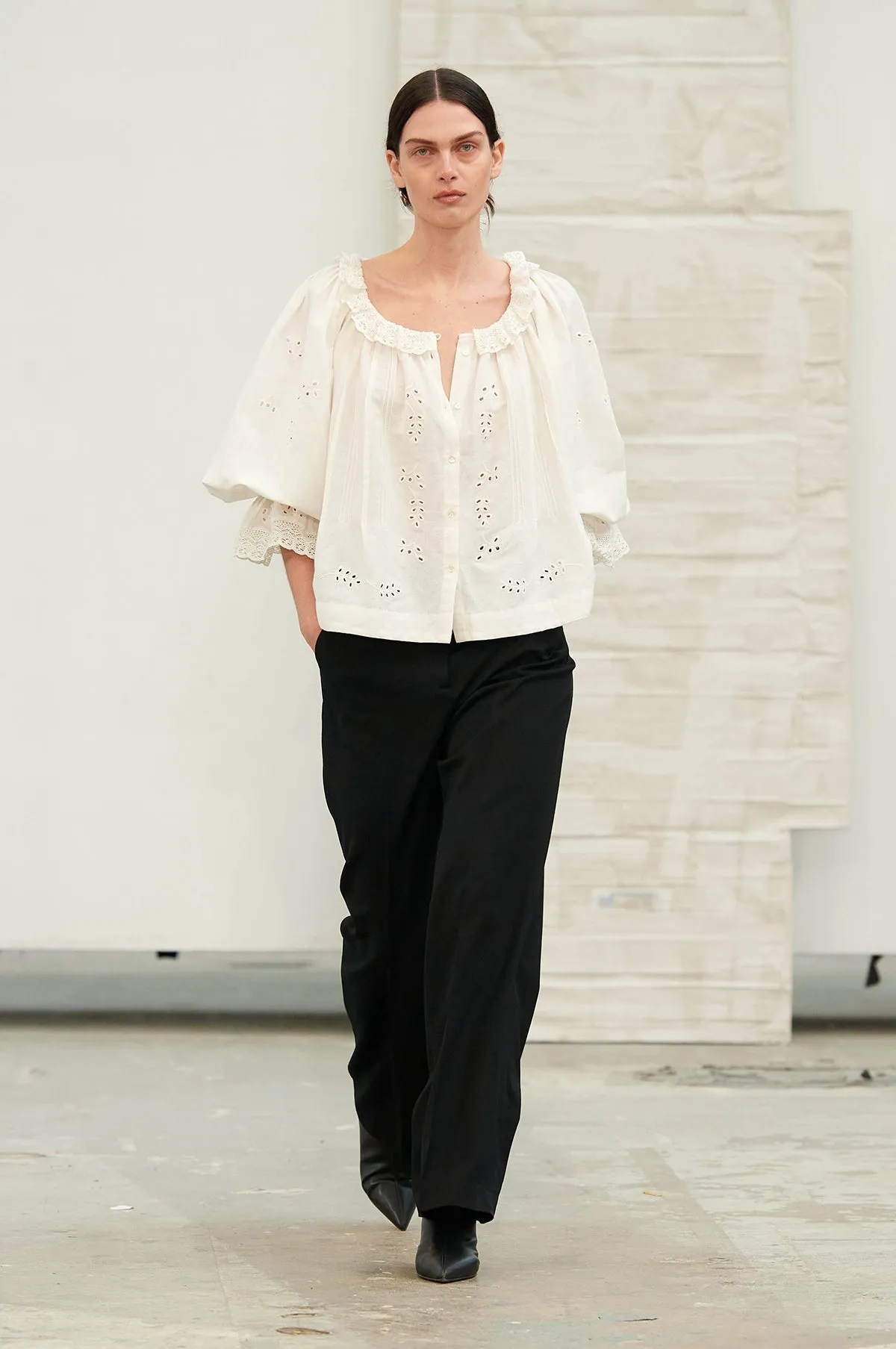 Aliso Blouse Off White