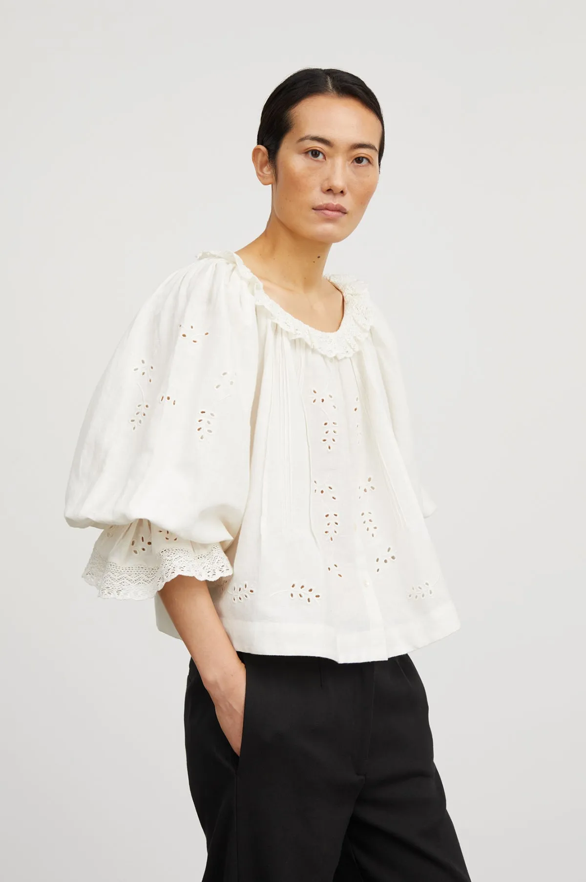 Aliso Blouse Off White