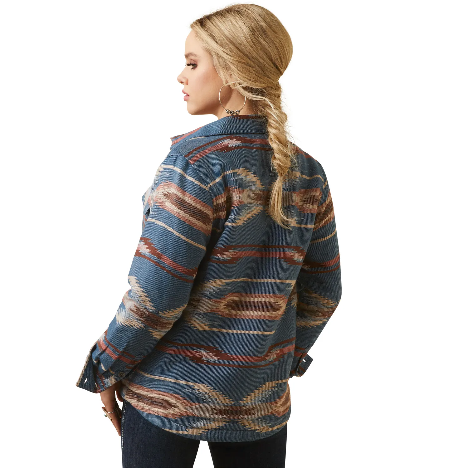 Ariat Womens Chimayo Shirt Jacket Jacobo Chimayo Jacquard