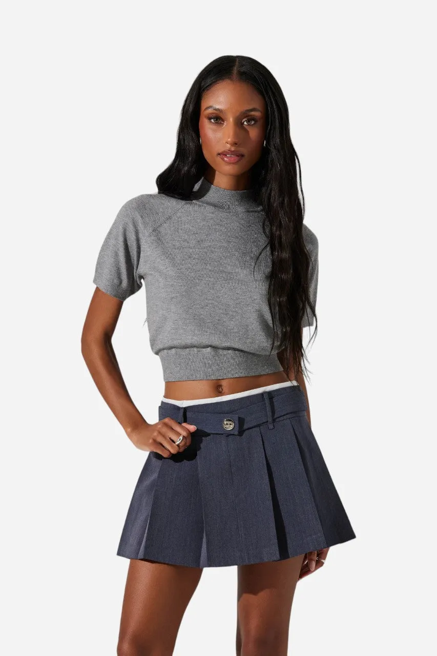 ASTR the Label Larine Sweater in Grey