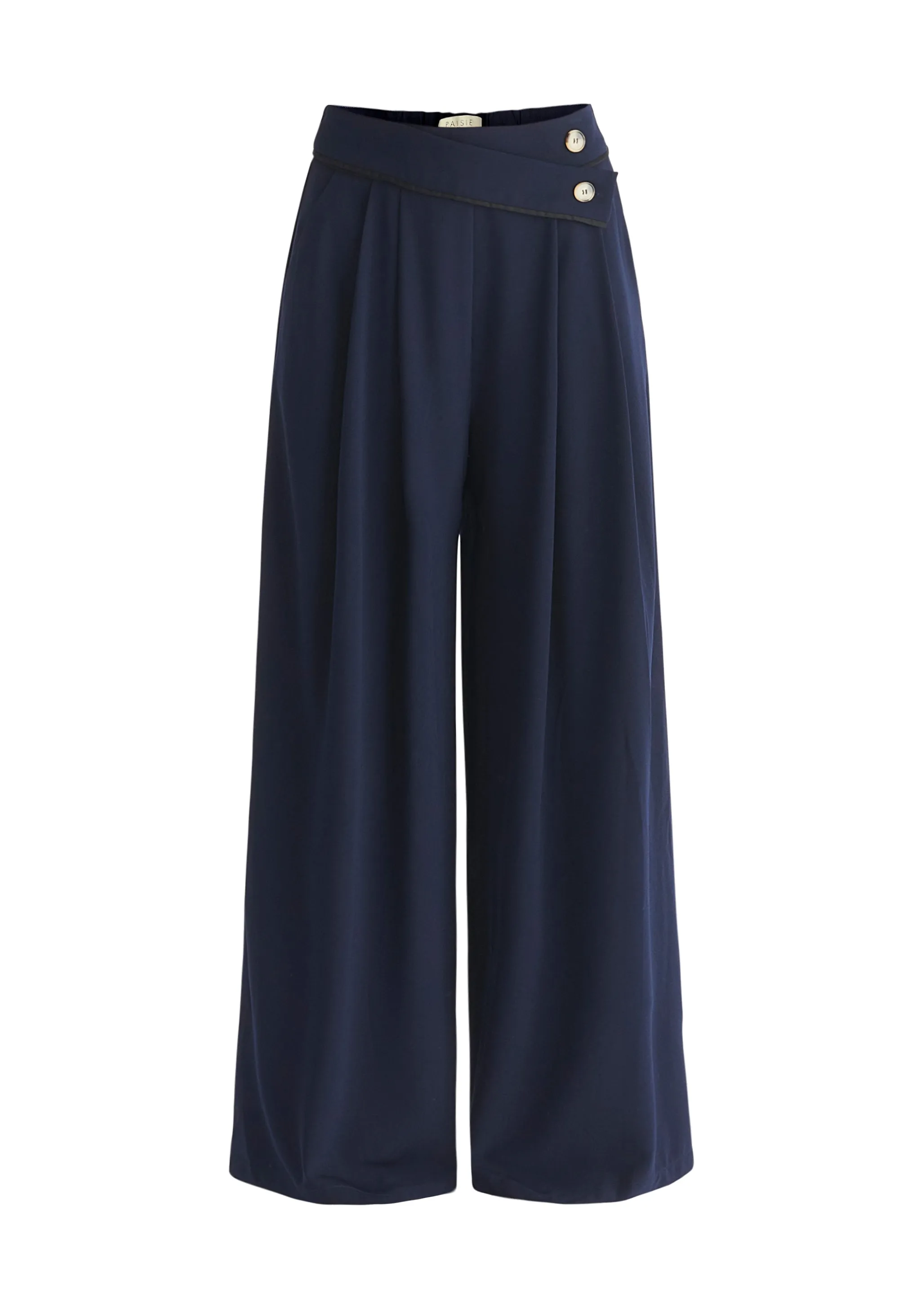 Asymmetric Waistband Trousers