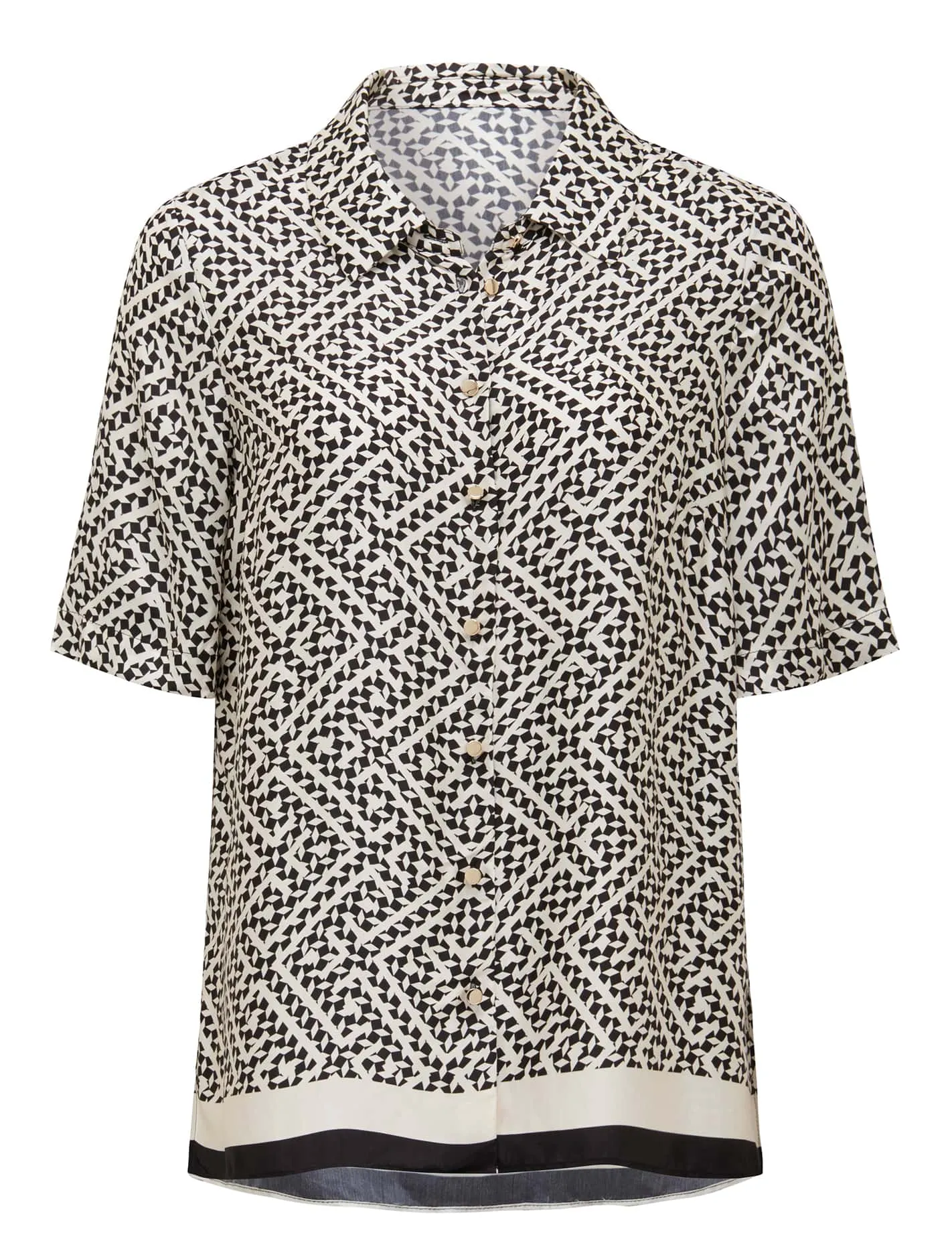 Becca Border Print Shirt