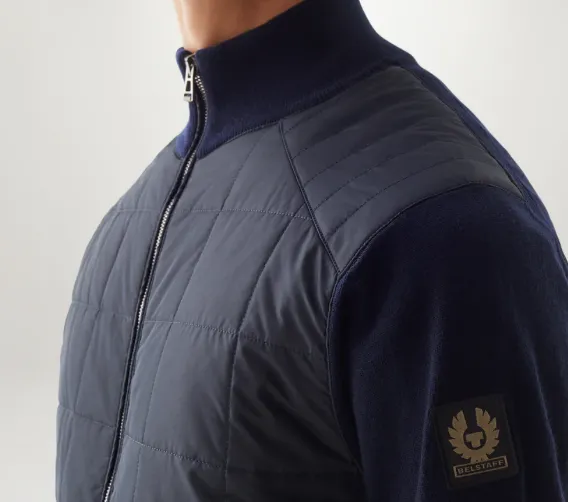 Belstaff Kelbrook Full Zip Cardigan Navy