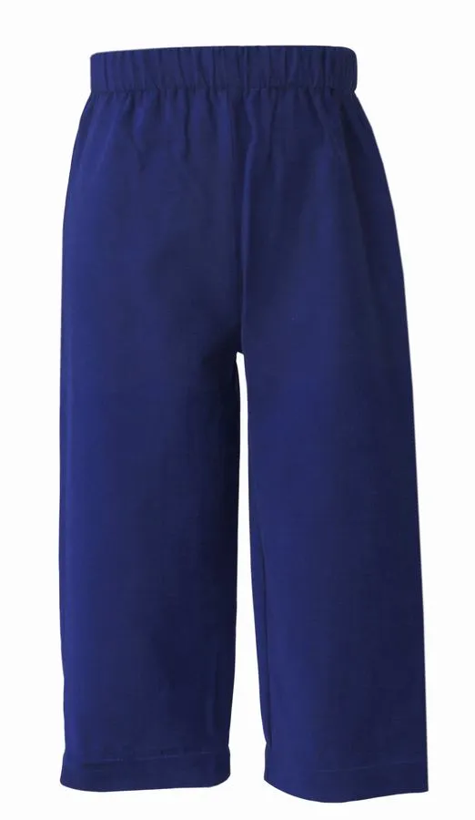 Boy's Corduroy Pants - Navy Blue Corduroy