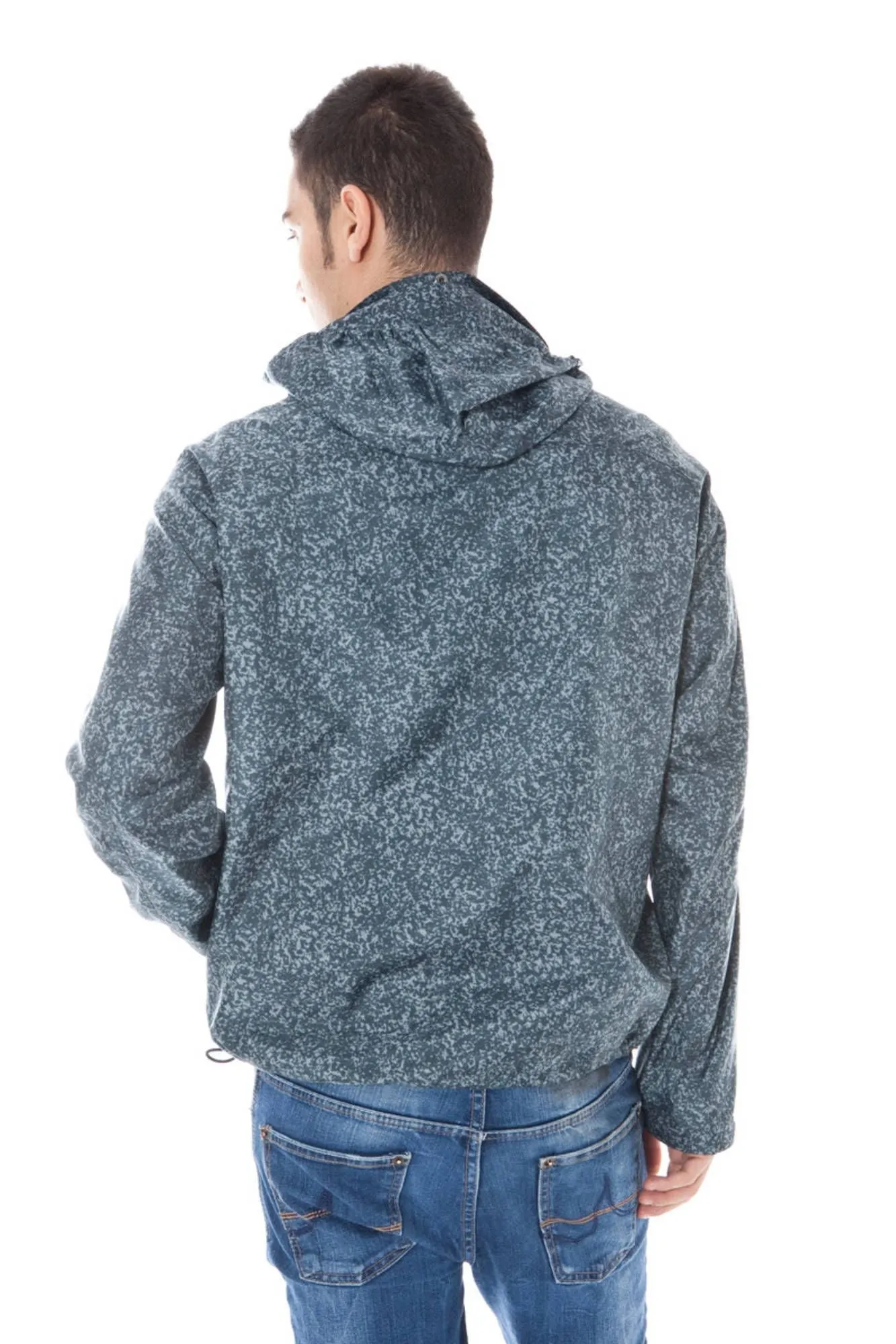 Calvin Klein Gray Polyamide Men Jacket