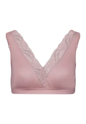 Cotton Delight Lace Trim Soft Cup Bra | Woodrose 71838-2312