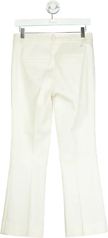 Derek Lam 10 Crosby White Flared Trousers UK 4