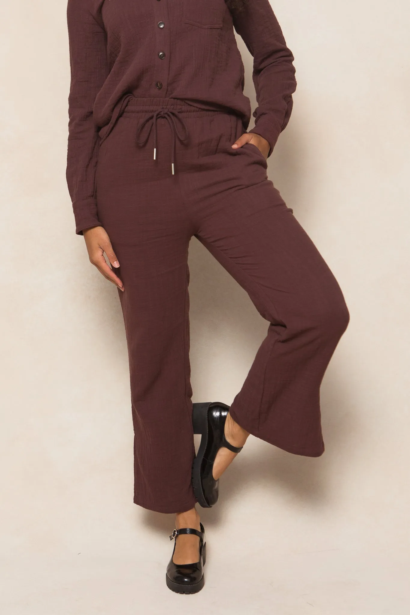 Emerson Pants in Brown - FINAL SALE