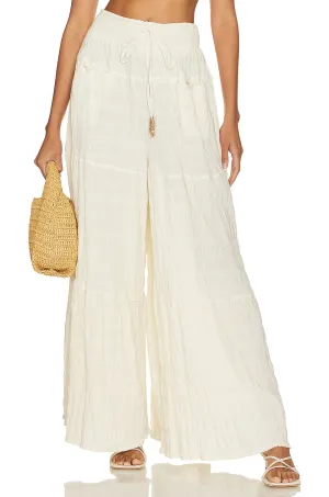 Free People In Paradise Wide Leg Pants, ecru