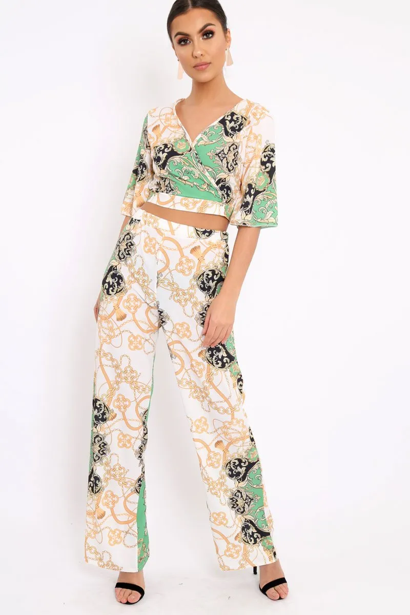 Green Co-ord Pattern Set - Iasia