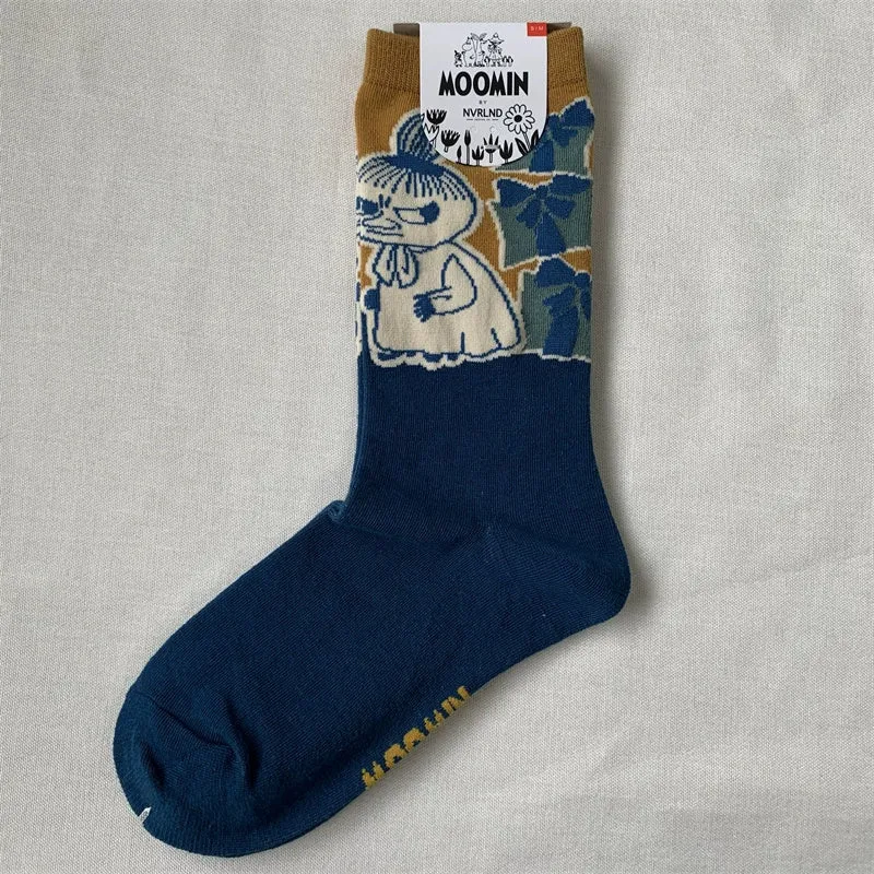 Happy Retro Trendy Cotton Mix Socks