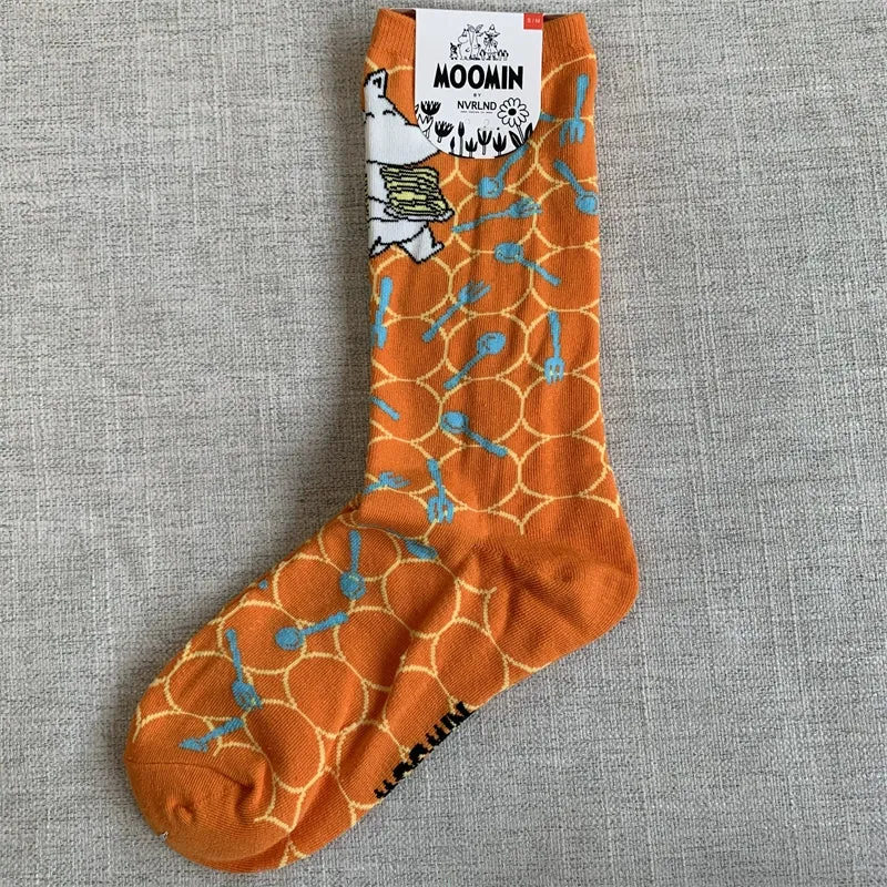 Happy Retro Trendy Cotton Mix Socks