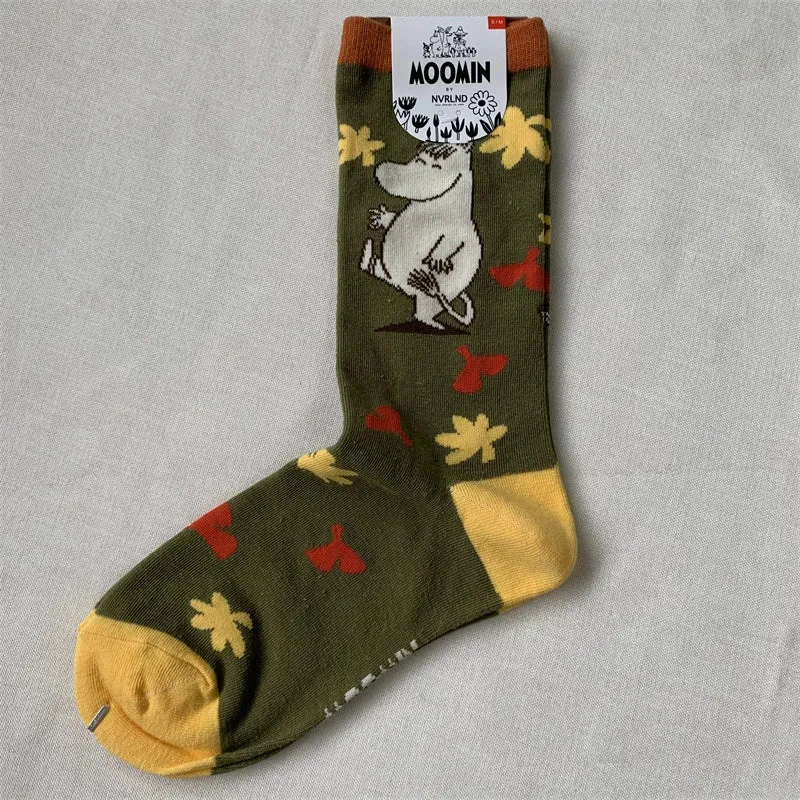 Happy Retro Trendy Cotton Mix Socks