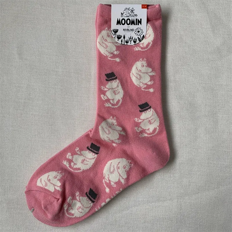 Happy Retro Trendy Cotton Mix Socks