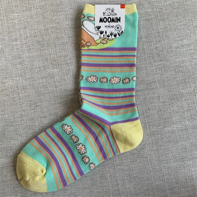 Happy Retro Trendy Cotton Mix Socks