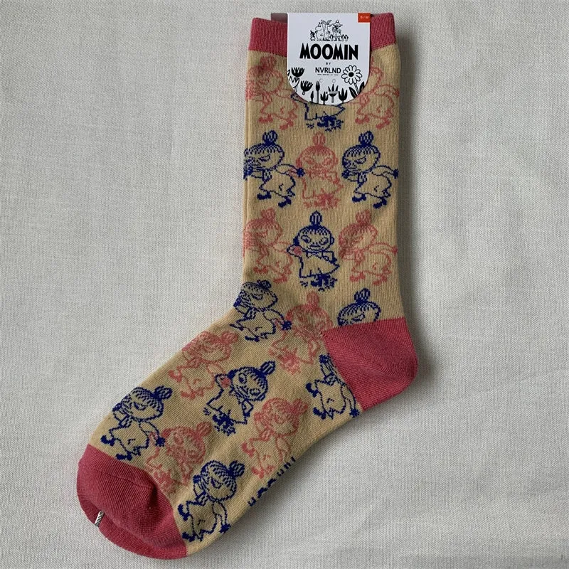 Happy Retro Trendy Cotton Mix Socks