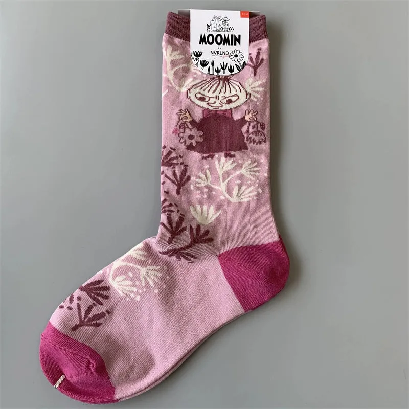 Happy Retro Trendy Cotton Mix Socks