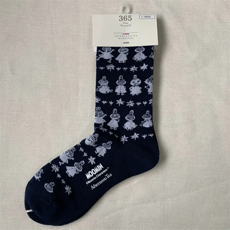 Happy Retro Trendy Cotton Mix Socks