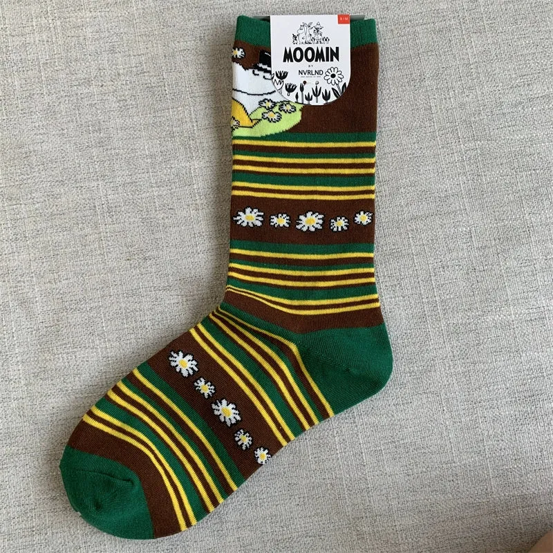 Happy Retro Trendy Cotton Mix Socks