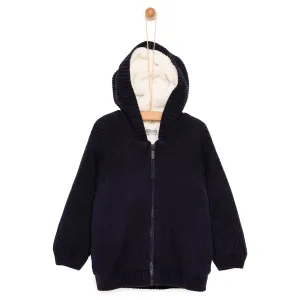 HelloBaby Basic Unisex Cardigan - Navy Blue