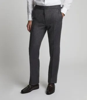 Indigo Linen Trousers