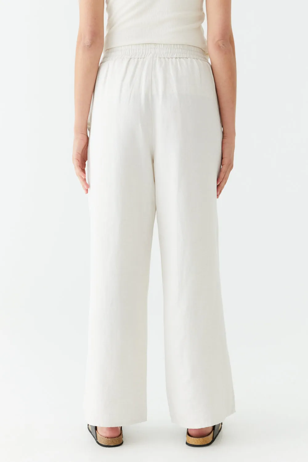 Loose Fit Long Linnen Trousers