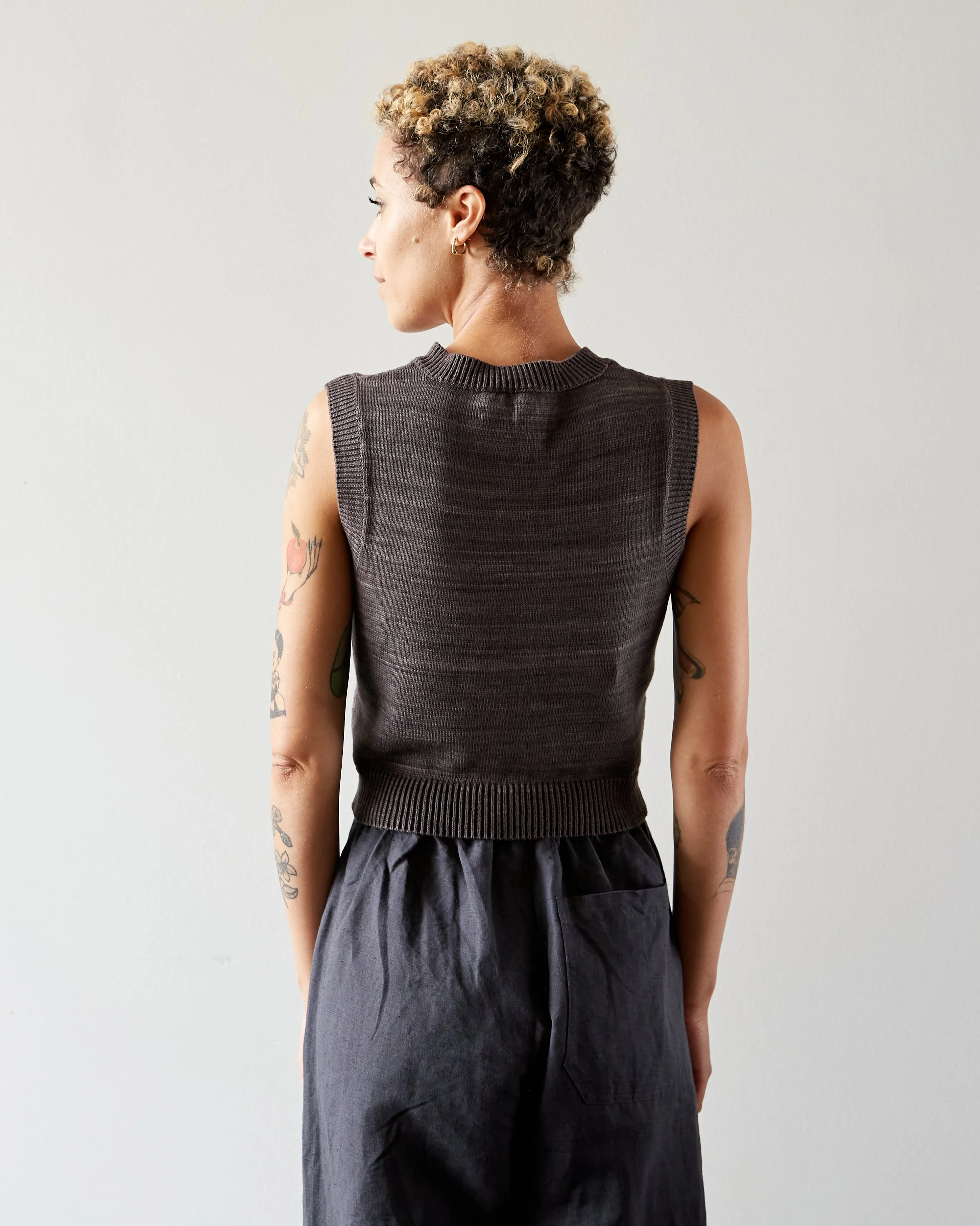 Maria Stanley Sweater Vest, Charcoal