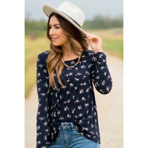 Mini Floral Long Sleeve Tee