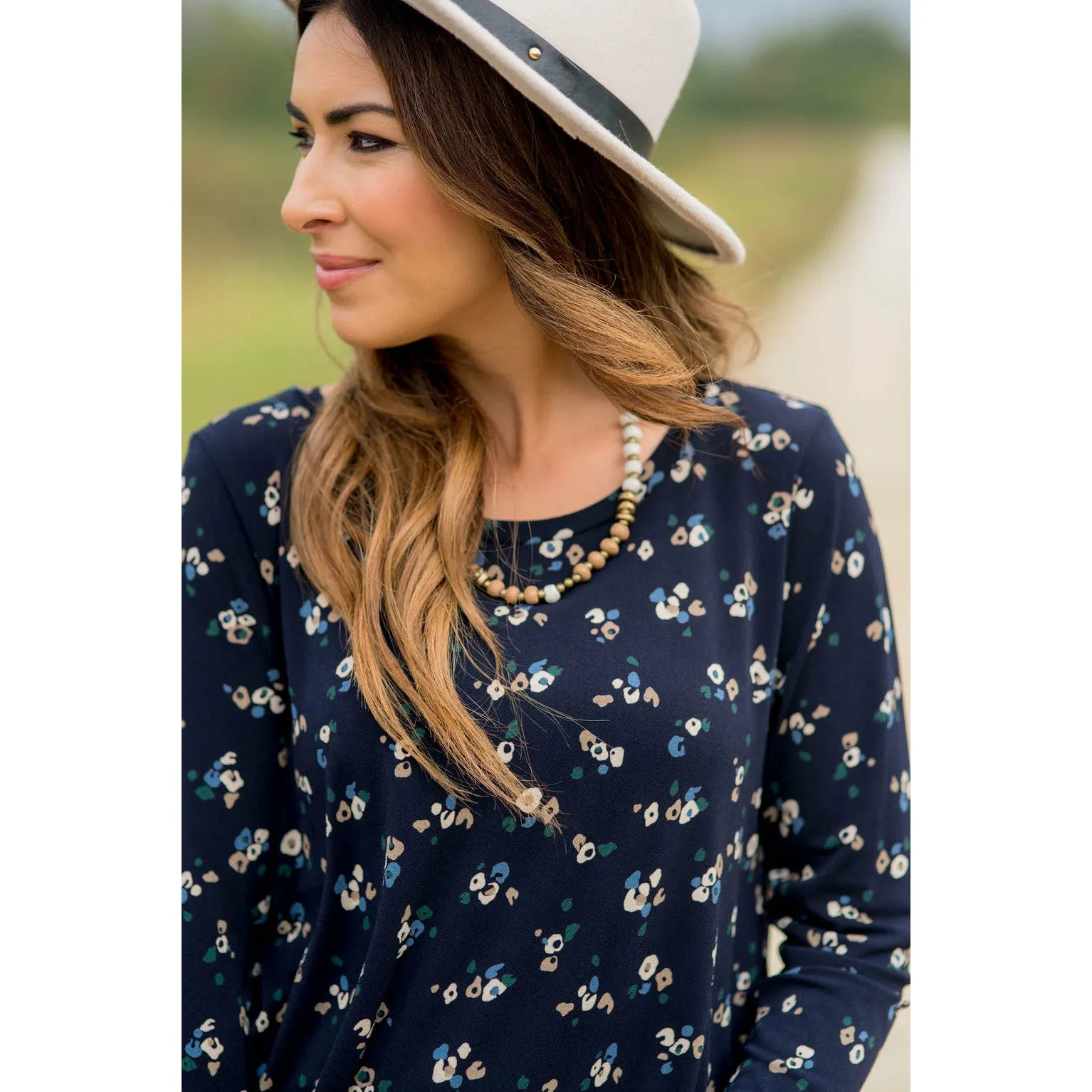 Mini Floral Long Sleeve Tee