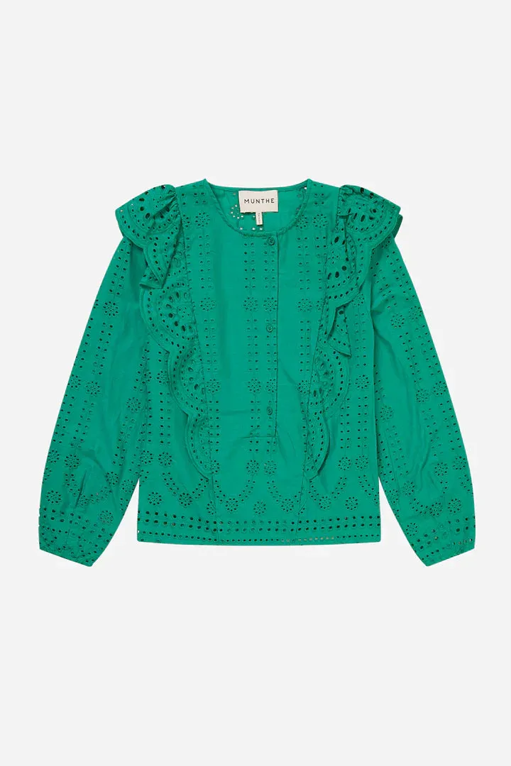 Munthe Jippo Blouse Green