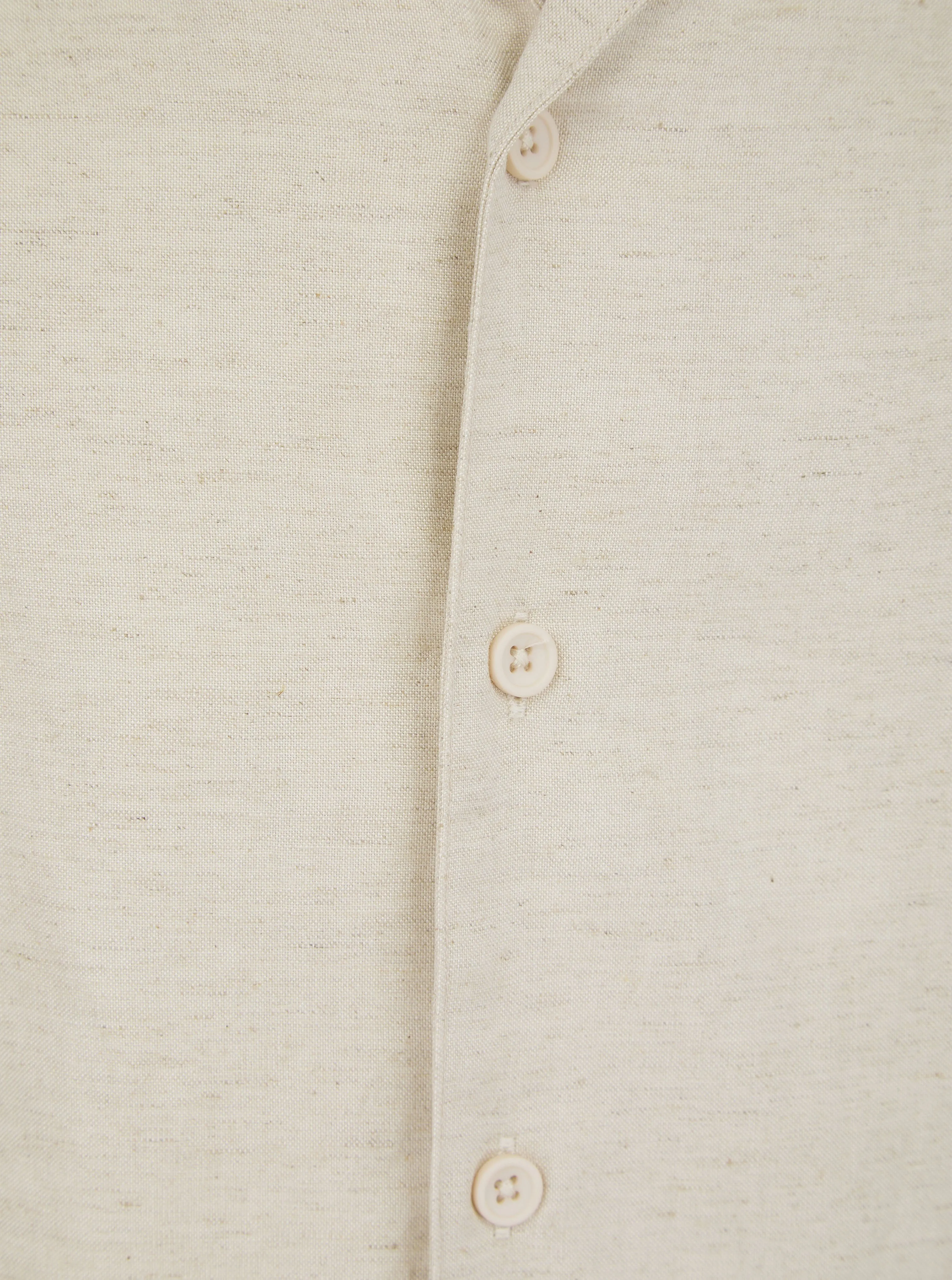 Oatmeal Linen L/S Shirt