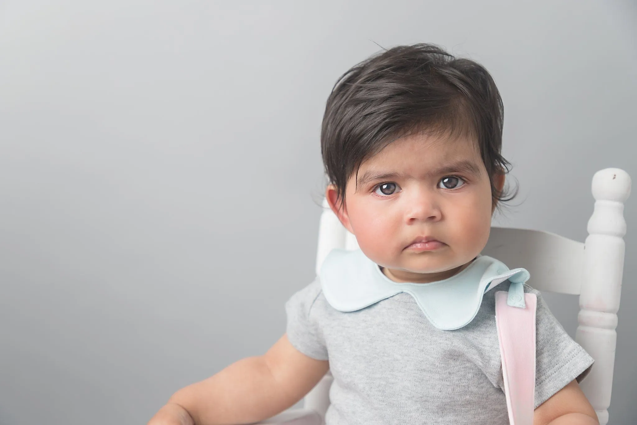 Organic Cotton Peter Pan Collar | Sky Blue