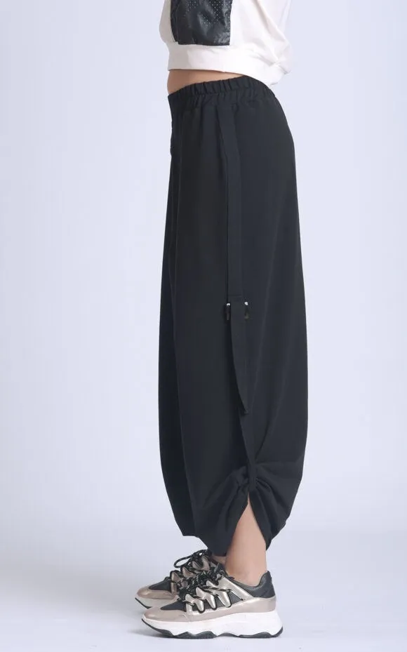 Plus Size Black Skirt Pants