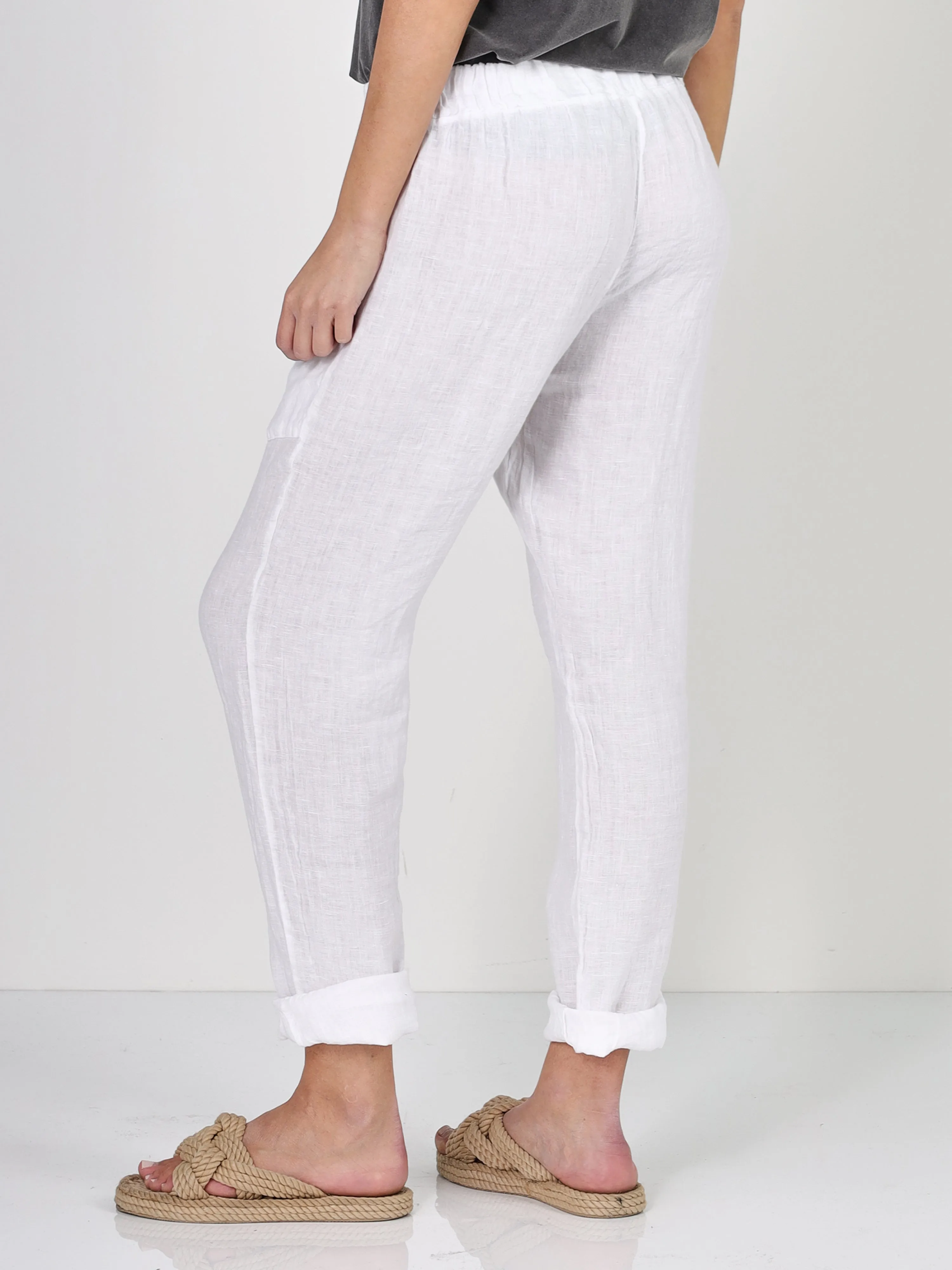 POLETTE trousers - White