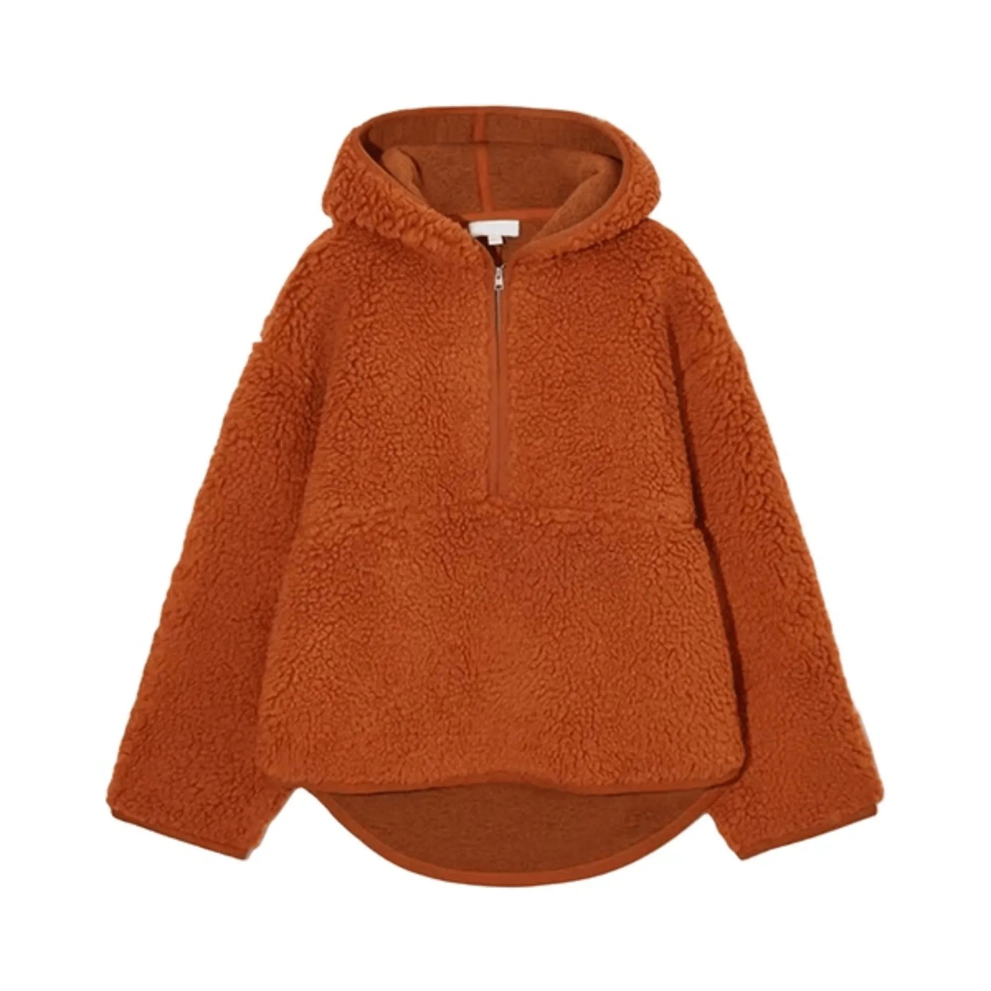 Pre Order:  Hooded Brushed Loose Sweater