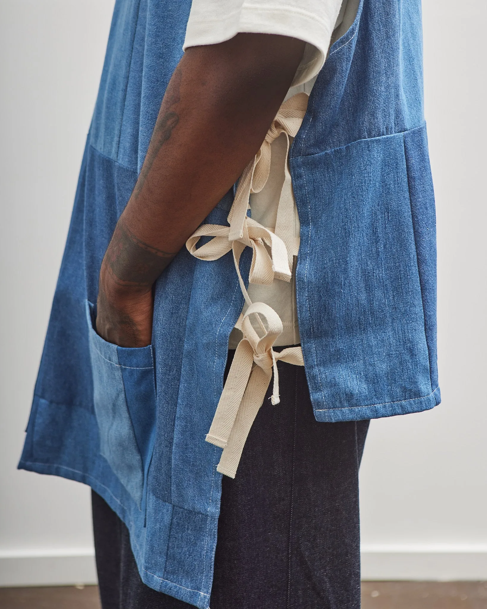 Sillage Apron Long Denim Five