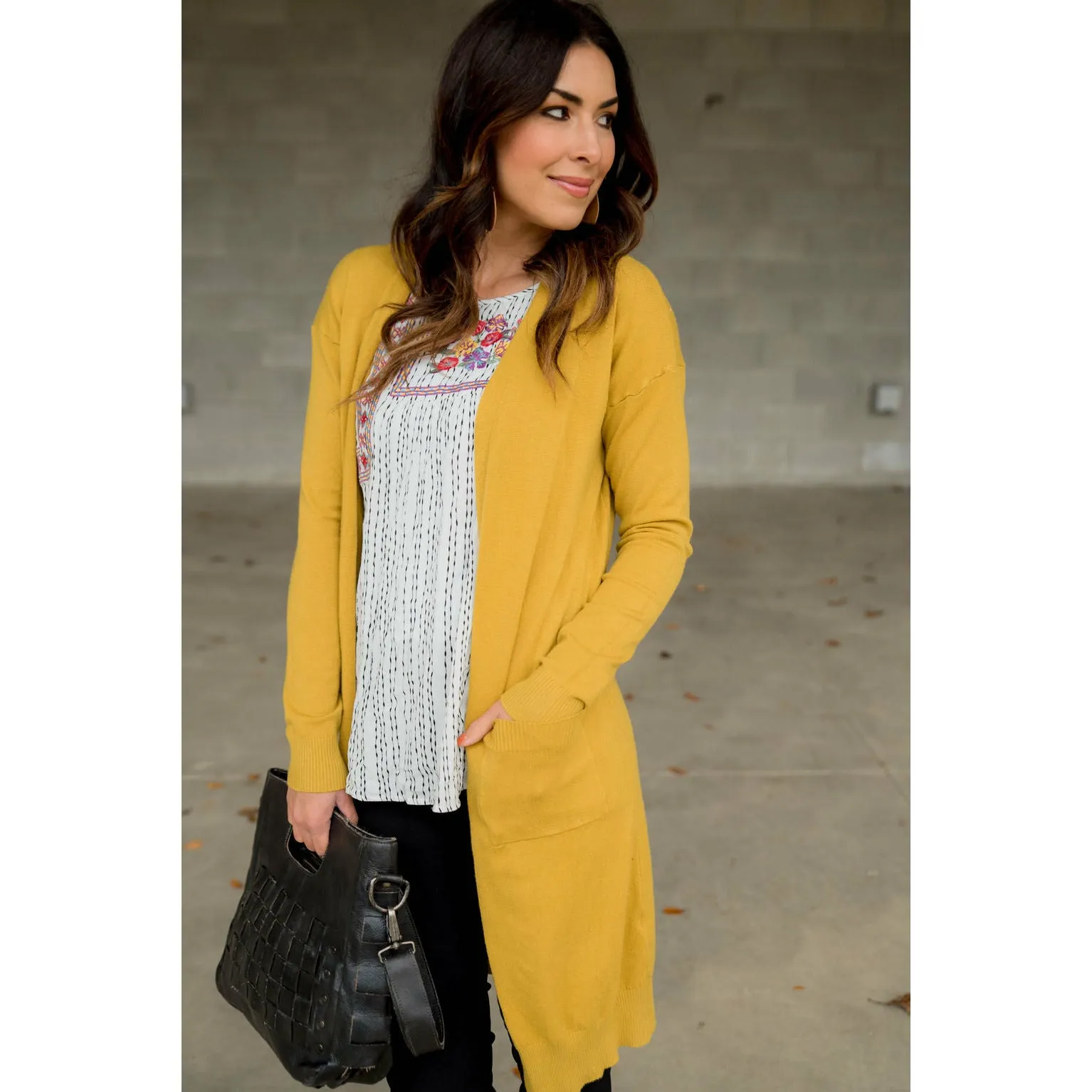 So Soft Tunic Cardigan