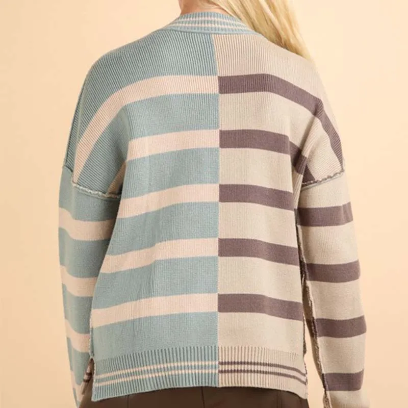 Stripe Block Sweater