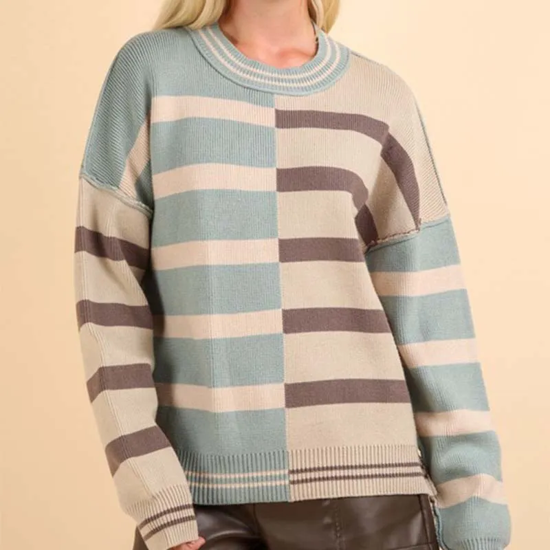 Stripe Block Sweater