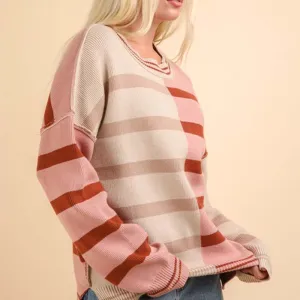 Stripe Block Sweater