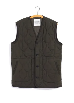 TONY | Bonded Padded Vest  | Dark Army