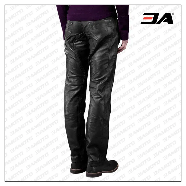 Trendy Low Cut Leather Pant