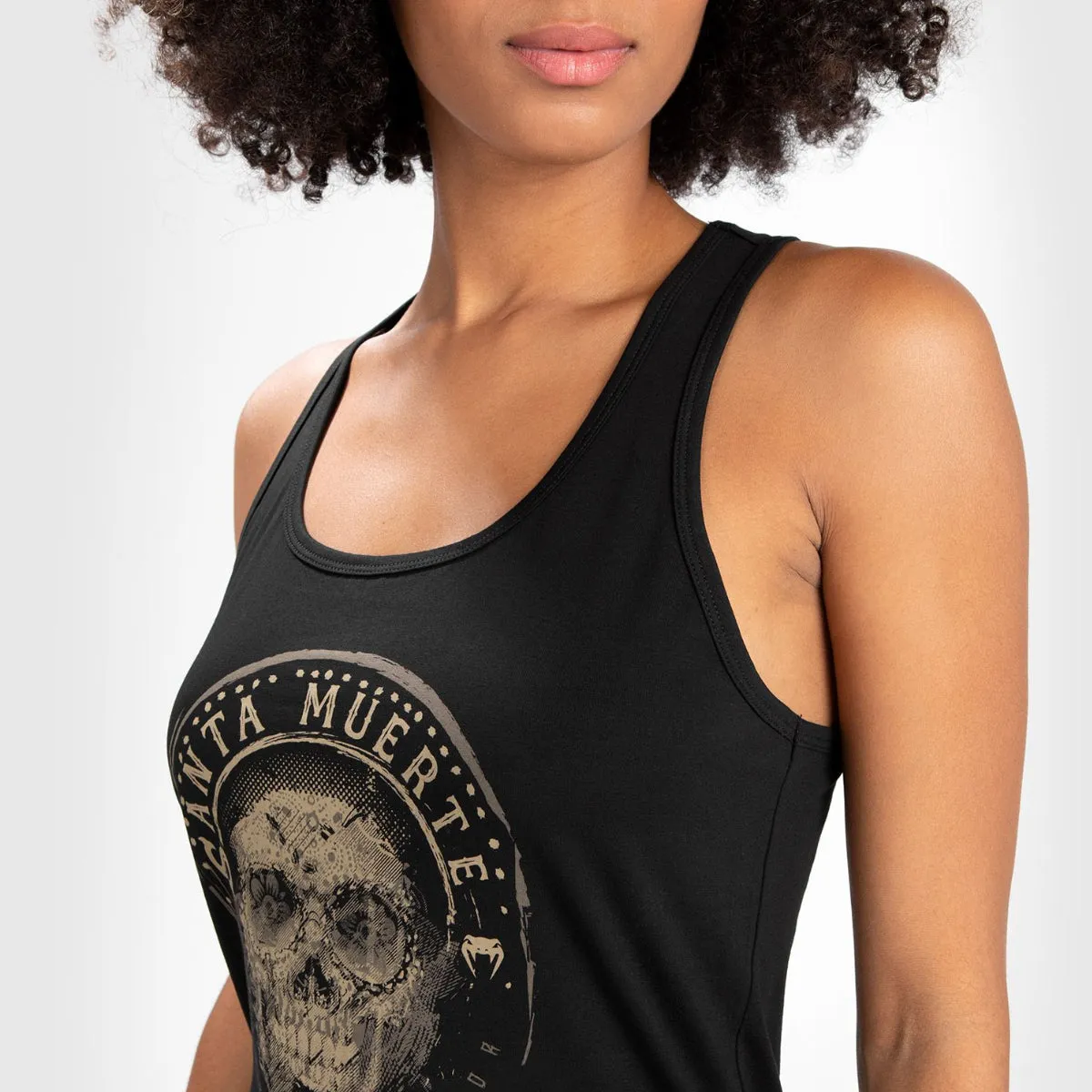 Venum Womens Santa Muerte Dark Side Tank Top Black/Brown