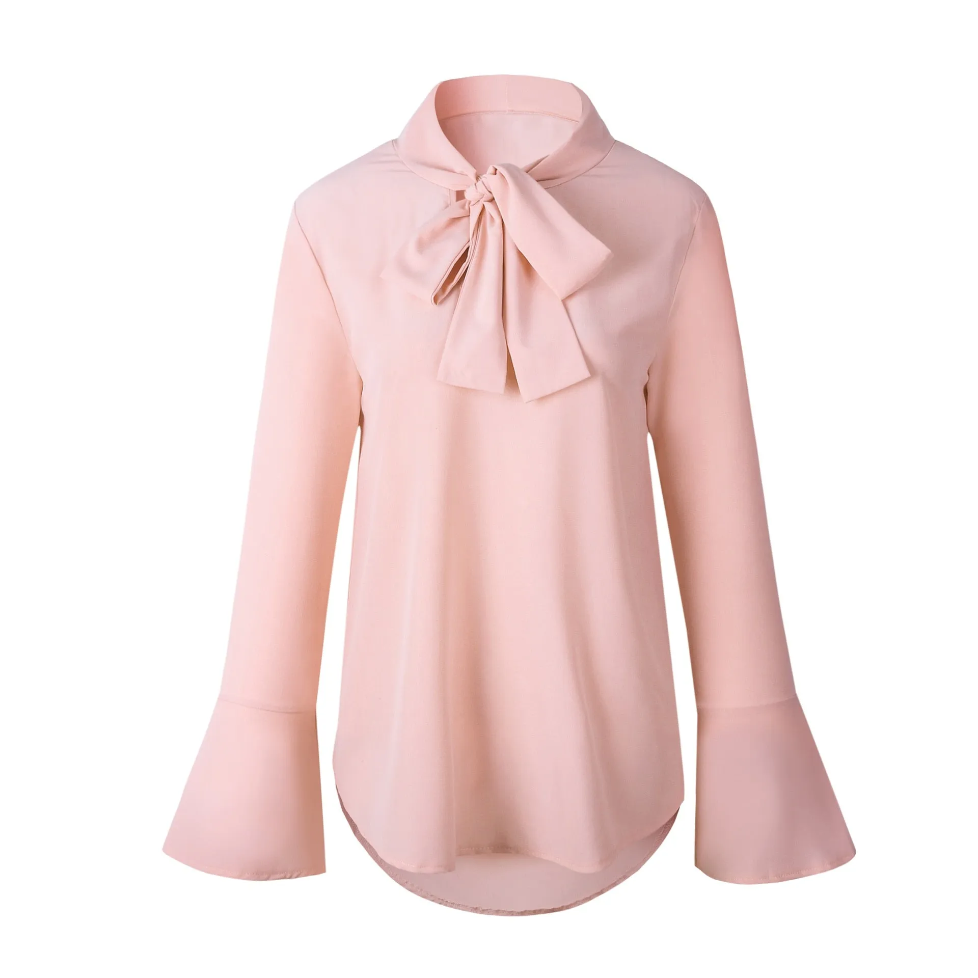 VenusFox Long Flare Sleeve Blouse Shirts