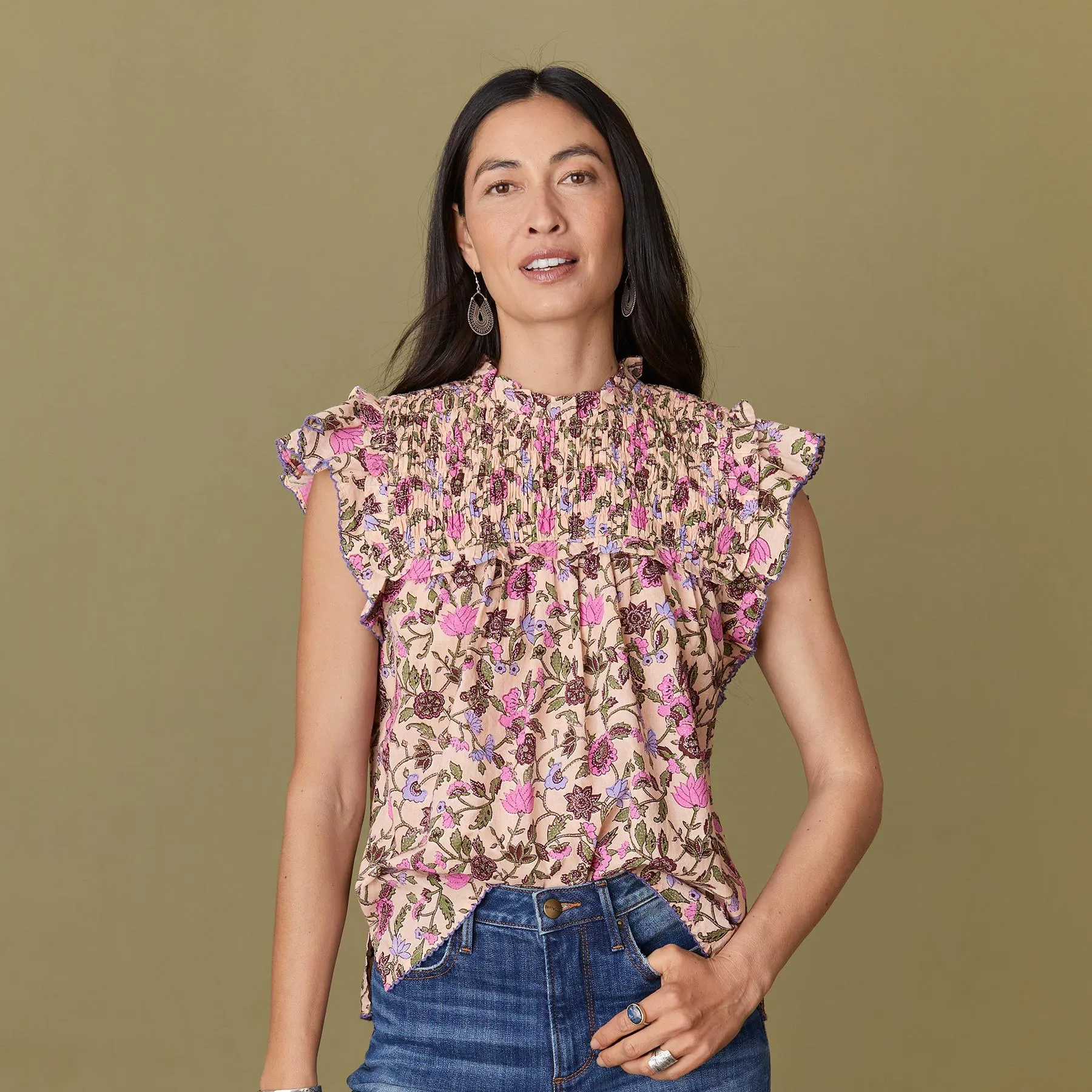 Virginia Ruffle Top