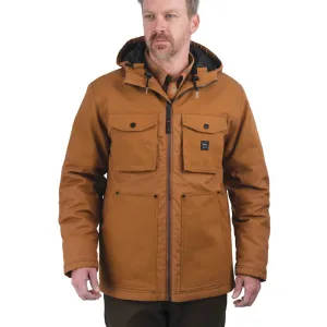 Walls Men's Edgewood Waterproof Duck Insulated Work Coat - Brown YC12