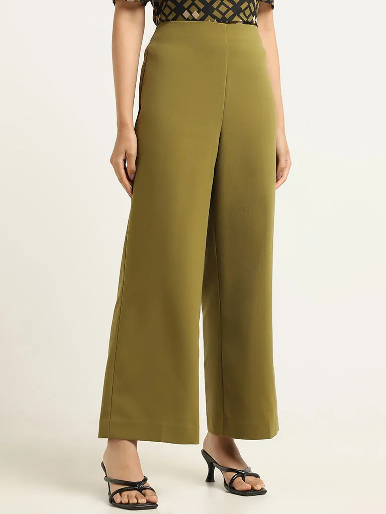 Wardrobe Olive Straight Trousers