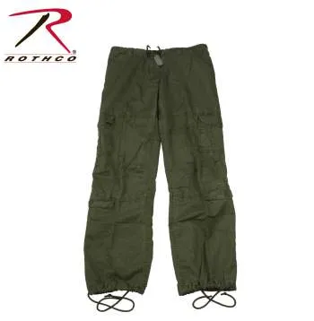 Women's Vintage Style Paratrooper Fatigue Pants